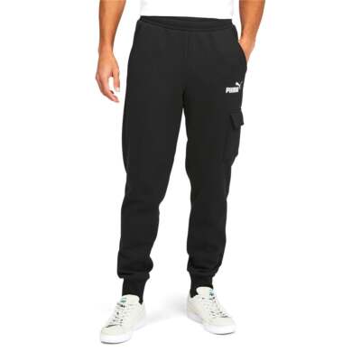 

Мужские брюки-карго Puma Essentials, черные, повседневные, 84580201, Черный, Puma Essentials Cargo Pants