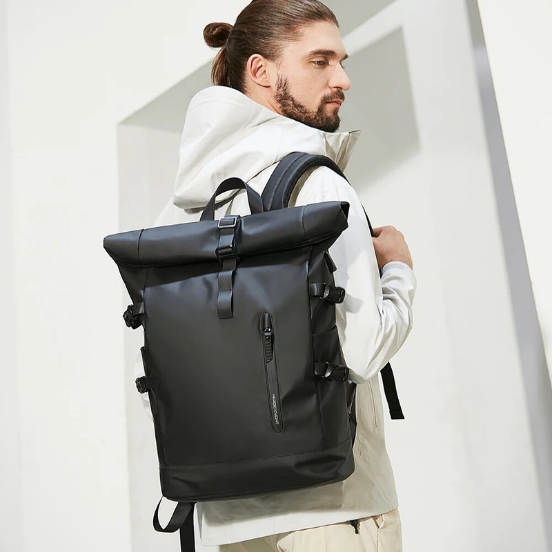 Expandable Travel Backpack Men Large Capacity Waterproof 15.6 Laptop Bag  Hiking | eBay