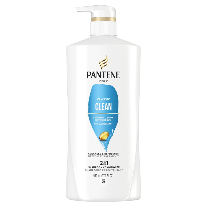 Pantene PRO-V Classic Clean 2-In-1 Shampoo & Conditioner, 17.9 Oz