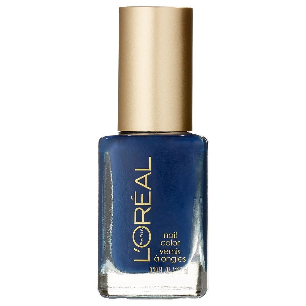 Loreal Paris Nail Color, # 227, Navy Knit, Blue L'Oreal Nail Polish, 0.39 Oz.