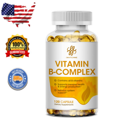 Vitamin B Complex Supplement - Super B Vitamin, Immune Boost, Energy, Metabolism