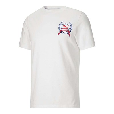 

Мужская белая футболка с круглым вырезом и короткими рукавами Puma New Heritage Logo 53870202, Белый, Puma New Heritage Logo Crew Neck Short Sleeve