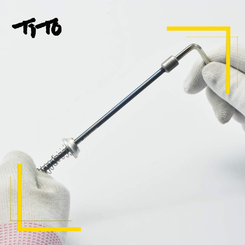 Tito 1 Pair Lightest Titanium Quick Release for Road Bike Wheels Hub Mountain Bi