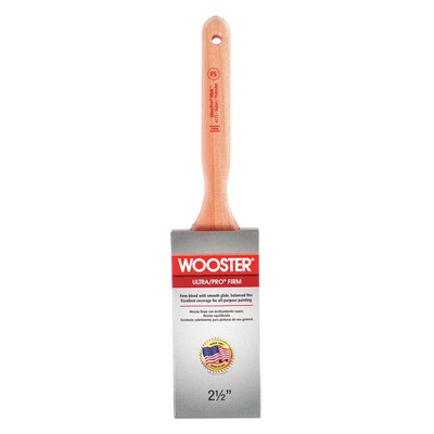 WOOSTER 4175-2 1/2 Brush,2.5'',Flat Sash,PET/Nylon,2 15/16''L 3UW45