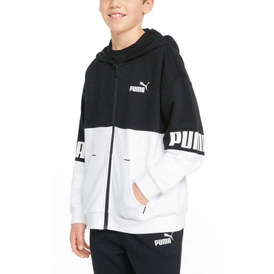 Черная повседневная верхняя одежда Puma Power FullZip Tr B Boys 847306-01