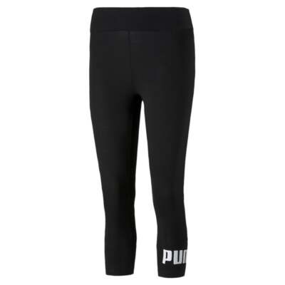 

Леггинсы Puma Essentials 34 Logo женские черные спортивные повседневные 58682801, Черный, Puma Essentials 34 Logo Leggings