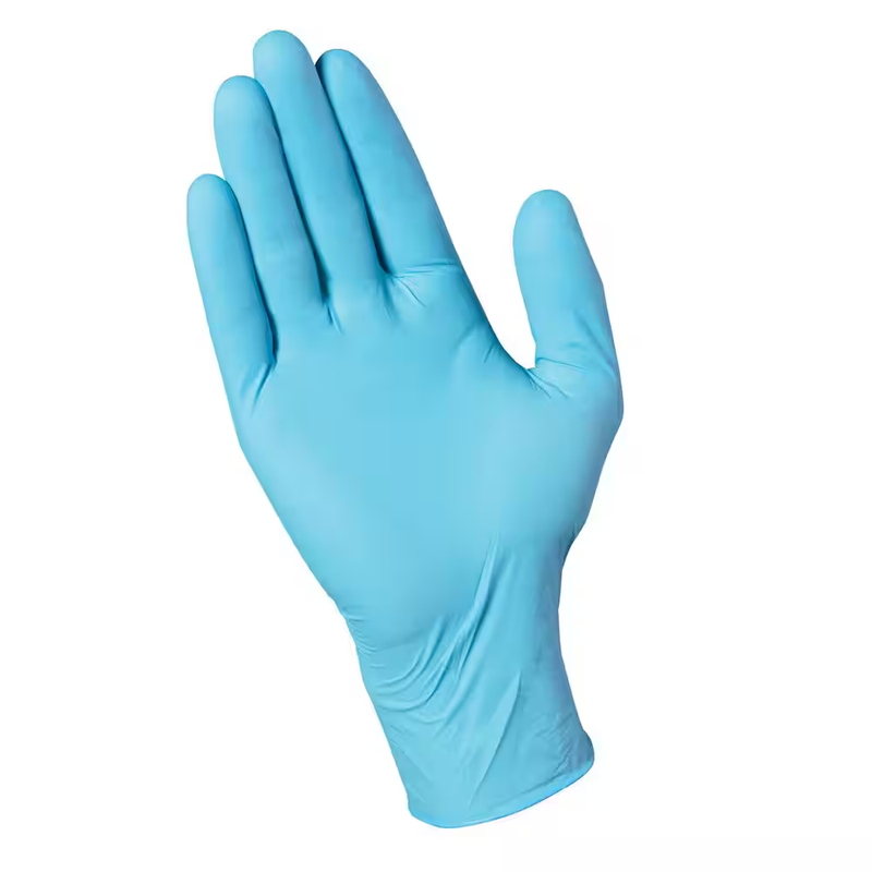 HDX Nitrile Disposable Gloves Latex Free Powder Free Cleaning Work Gloves Pack