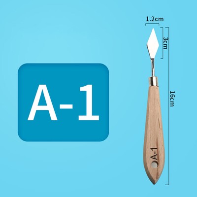 Type A Metal Painting Tool Oil Acrylic Paint Tools Scraper Stainless Steel