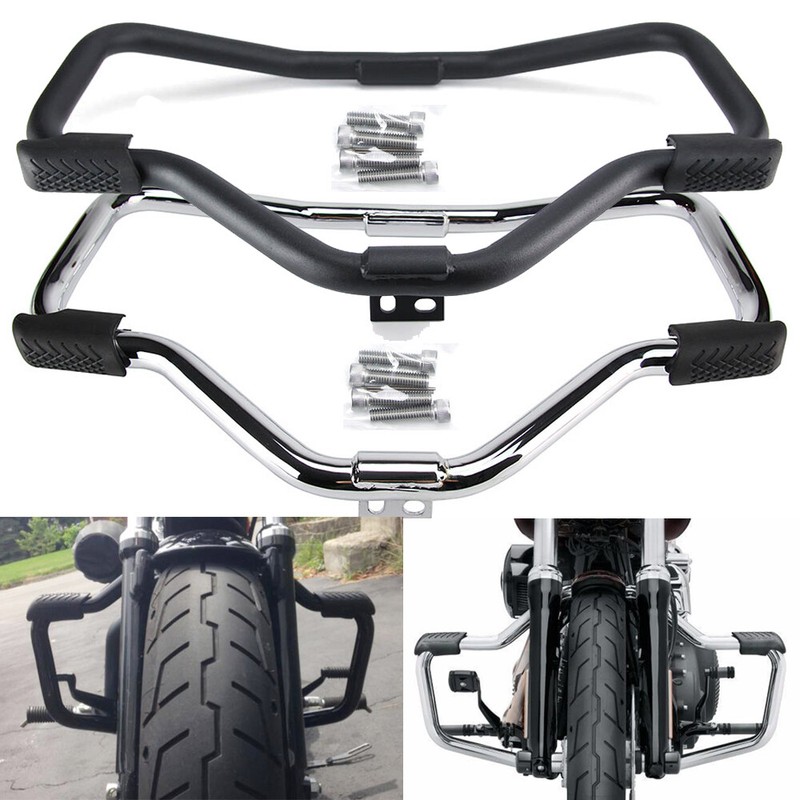 Engine Guard Highway Crash Bar / Footpegs For 04-21 Harley Sportster XL 883 1200