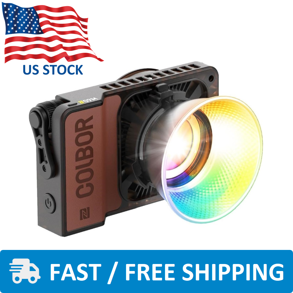 Colbor W60R RGB 2700K-6500K LED Monolight Video COB Light 60W