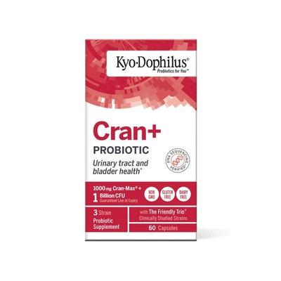 Kyolic Kyo-Dophilus Cran + пробиотик 60 капсул