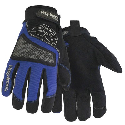 HEXARMOR 4018-XXL (11) Mechanics Gloves,2XL/11,10-1/4'',PR 1ANG1