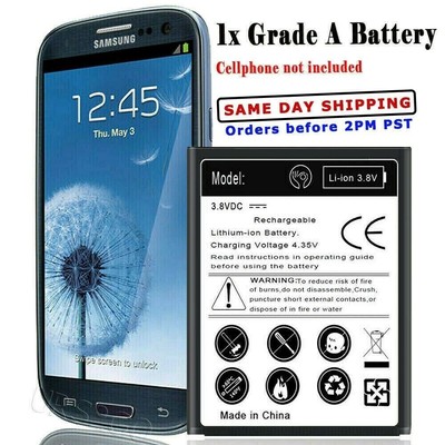 For Samsung Galaxy S3 III GT-i9300 Replacement Battery EB-L1G6LLA/U/Z USA Seller