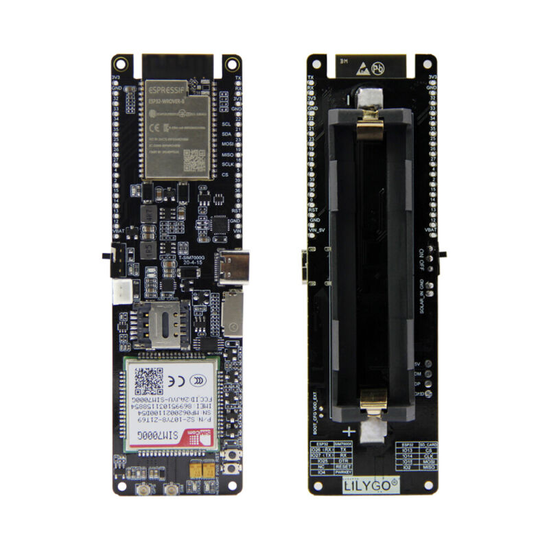 Ttgo T-sim7000g Module Esp32-wrover-b Chip Wifi Bluetooth 18560 Battery Holder 