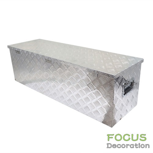 48" Aluminum Truck Pickup ATV Camper Tool Box Trailer Flatbed RV Storage w/Lock