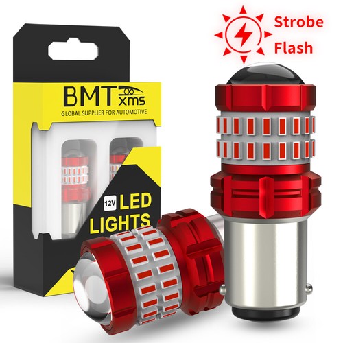1157 LED Strobe Flashing Brake Tail Stop Parking Light Bulbs for Hyundai Kia
