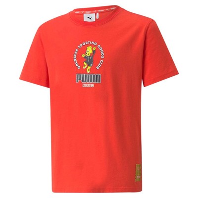

Повседневная футболка Puma X Haribo Graphic для девочек, размер  532864-23, Красный, Puma X Haribo Graphic Tee