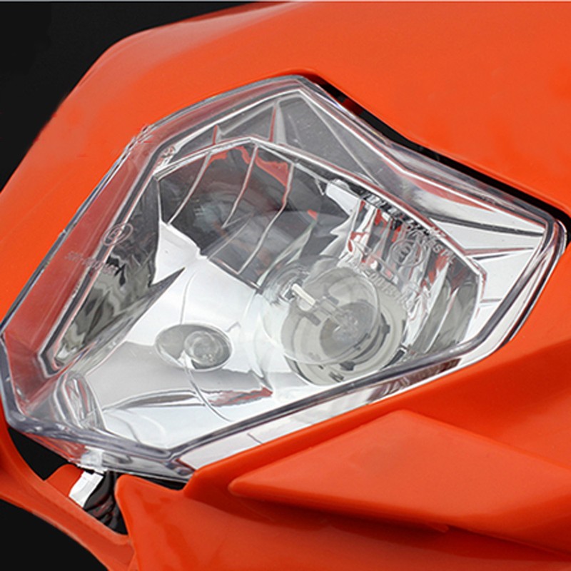 Plastic Motorcycle Off Road Vehicle Front Headlight Ghost Face Lamp 4