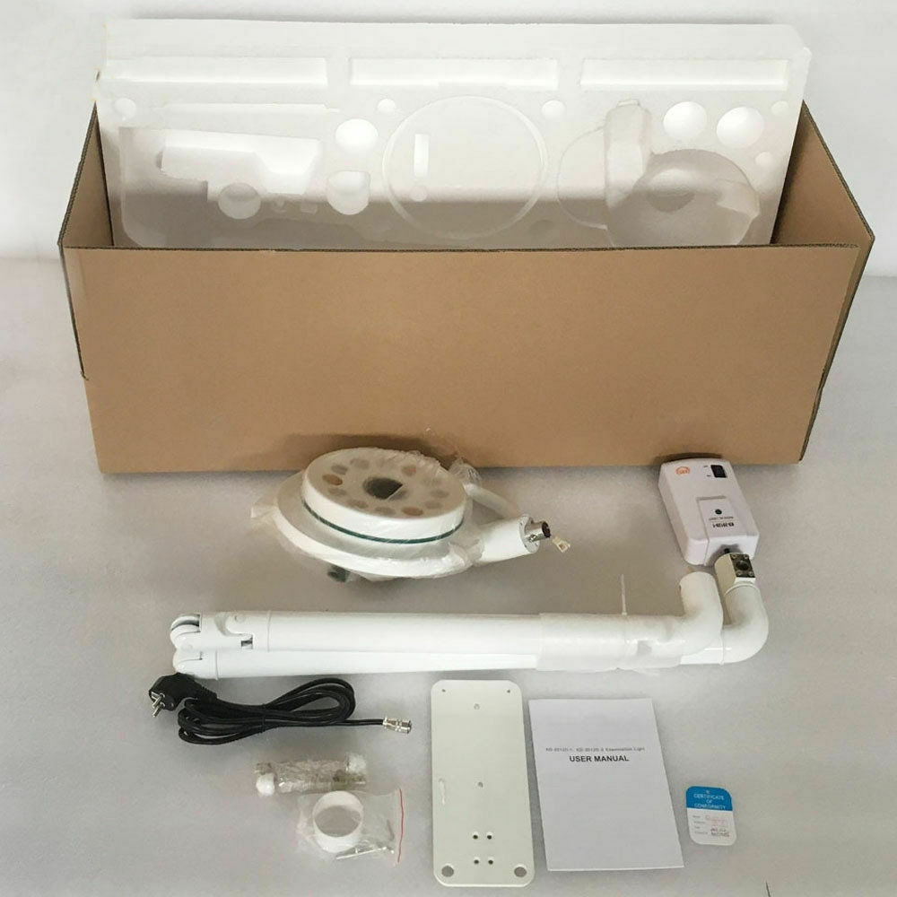 Dental 36W LED Examination Light Wall Mounted Medical Surgical Shadowless Lamp