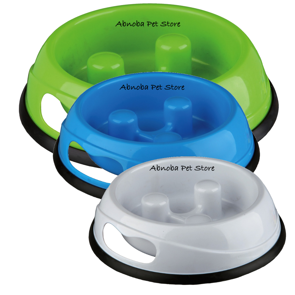 Slow Feed Plastic Bowl Dog slow food bowl Help prevent bloat 3 sizes