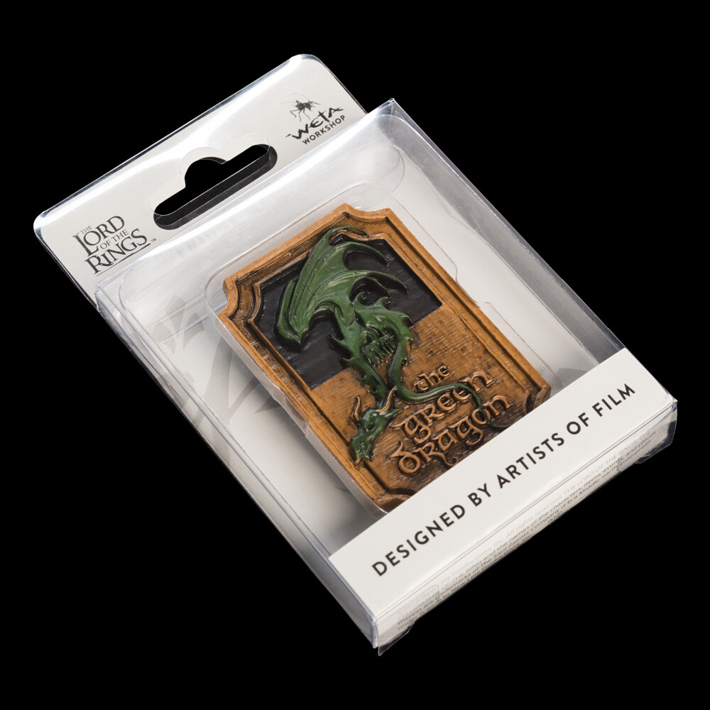 WETA Workshop - The Lord of The Rings: The Green Dragon (Magnet), *NEW*