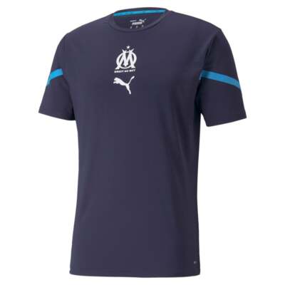 

Реплика Puma Om Prematch с круглым вырезом и короткими рукавами футбольная майка мужская синяя 759533-, Синий, Puma Om Prematch Replica Crew Neck Short Sleeve Soccer Jersey