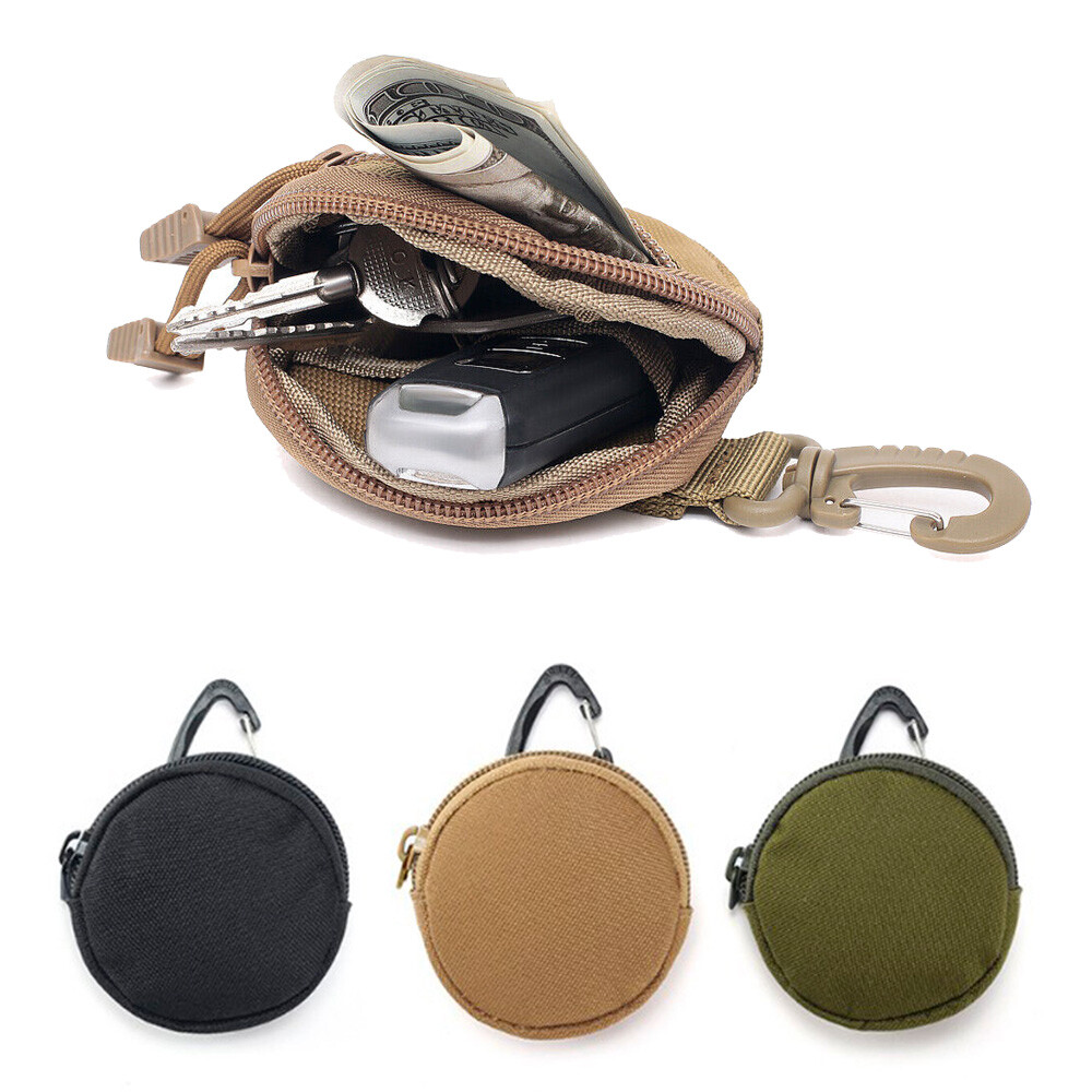 Tactical Military Mini Kit Bag Key Coin Wallet Waist Pocket Holder Molle Pouch