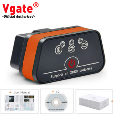 Bluetooth OBD2 Scanner OBDII Code Reader Automotive Fault Diagnostic Tool ELM327