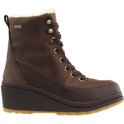 Ботинки Muck Boot Liberty водонепроницаемые Alpine Supreme на танкетке из овчины женские коричневые повседневные