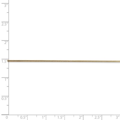 Pre-owned Superdealsforeverything Real 14kt Yellow Gold 24 Inch .9mm Round Snake With Lobster Clasp Chain; 24 Inch