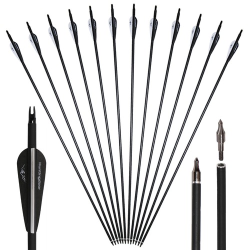 Archery 60" Takedown Recurve Bow 30-50lb Arrows Adult RH Hunting Target Arrows
