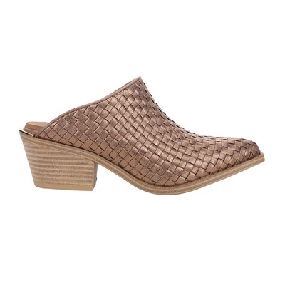 Corkys Tgif Snip Toe Mules Womens Size 10 M Dress Casual 10-0099-BRZE