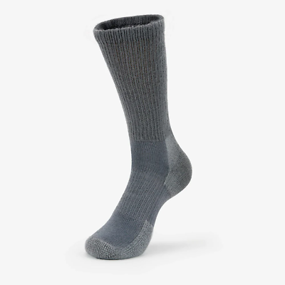 Thorlos Unisex WX Walking Moderate Cushion Crew Sock - Grey NWT
