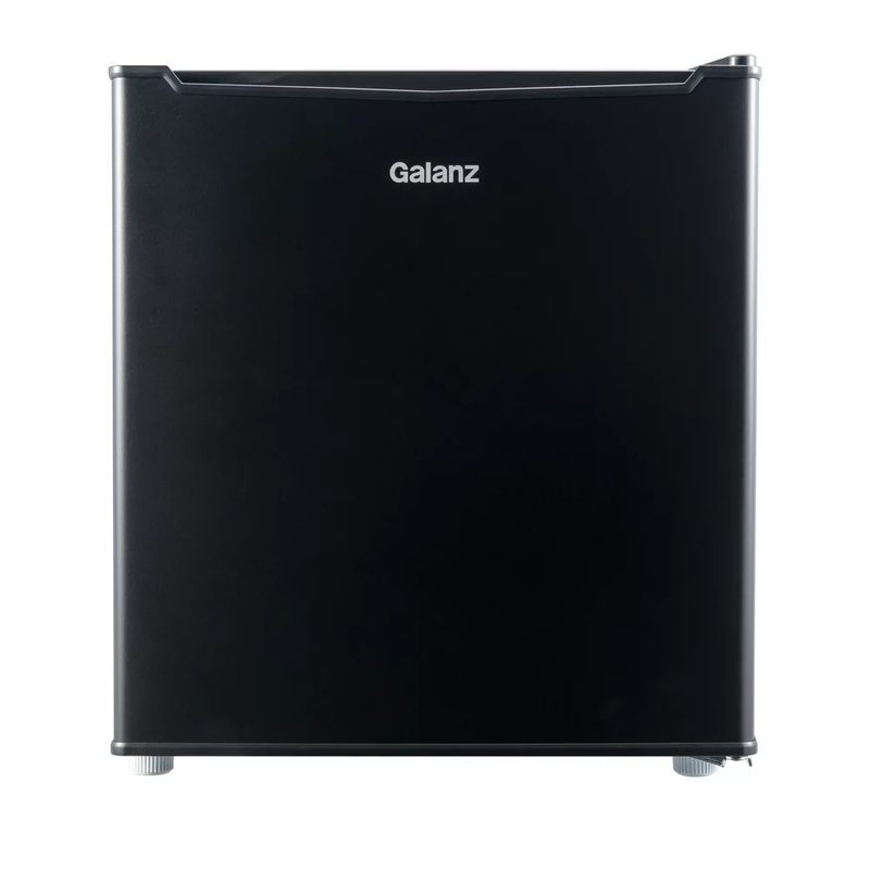 1.7 Cu Ft Single Door Mini Fridge Black Single Door Mechanical Thermostat