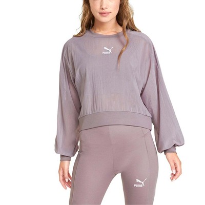 

Толстовка с круглым вырезом и круглым вырезом Puma T7 женская фиолетовая 535488-18, Фиолетовый