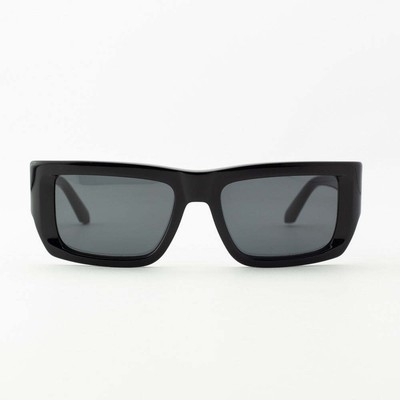 OFF-WHITE OFF-WHITE OERI117S24PLA0011007 PRESCOTT BLACK DARK GREY SUNGLASSES