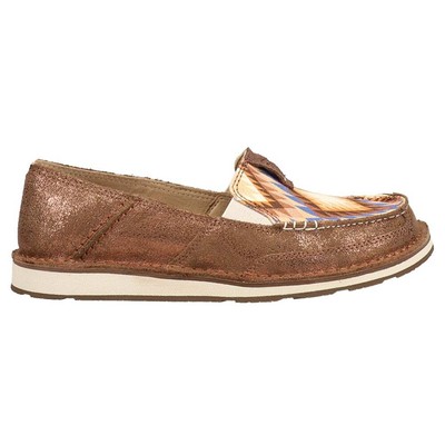 

Мокасины Ariat Cruiser женские коричневые на плоской подошве повседневная 10044528-981, Коричневый, Ariat Cruiser Moccasins