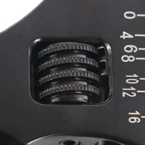 Adjustable Wrench Black Aluminum Tool Spanner for Hose End Fitting 3AN-16AN