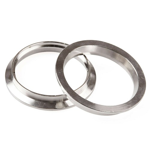 3" Inches V-Band Flange&Clamp Kit Male/Female With Ridge Exhaust Stainless 4 Pcs