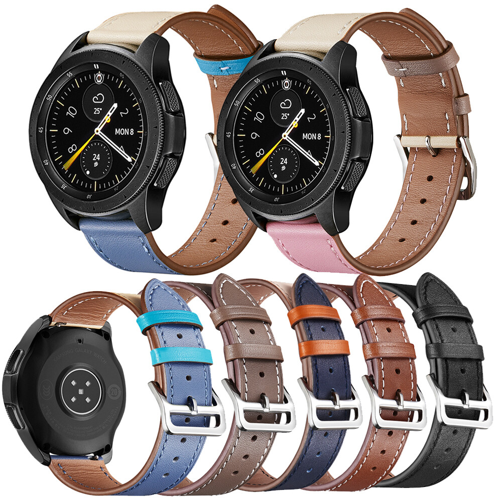 Leather Strap Single Tour Watch Band For Samsung Galaxy Watch3 41/45mm