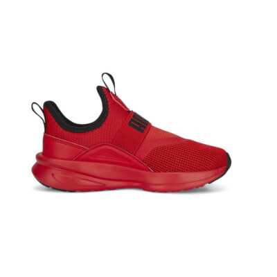 Повседневные кроссовки Puma Soft Enzo Evo Slip On Youth для мальчиков красного цвета 37839803