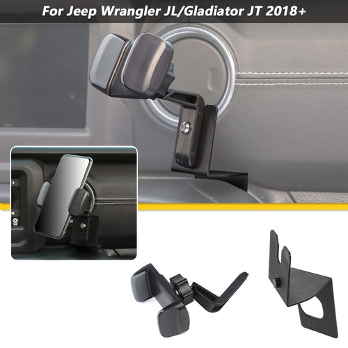 2pcs Car Phone Holder Walkie Talkie Bracket Mount For Jeep Wrangler JL JT 2018+