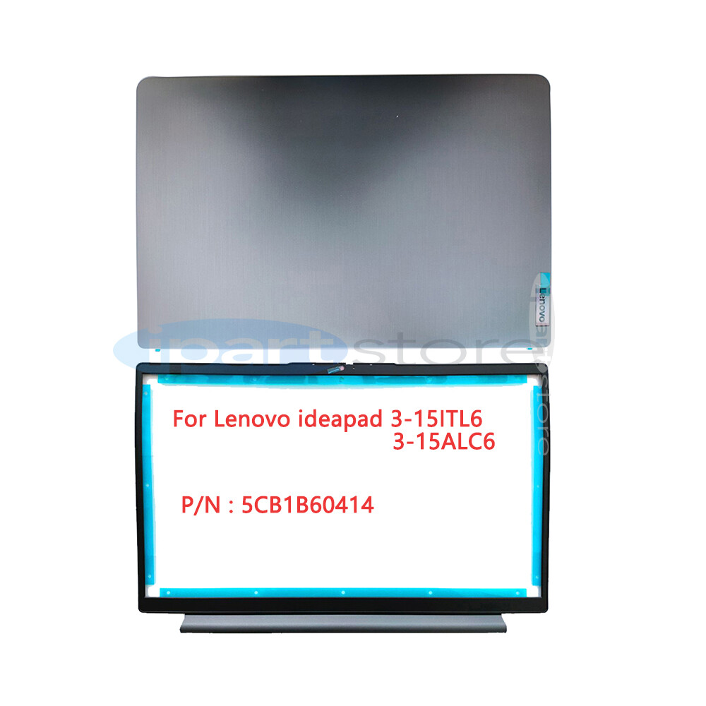 New For Lenovo ideapad 3-15ITL6 3-15ALC6 82H8 Lcd Back Cover Front Bezel Silver