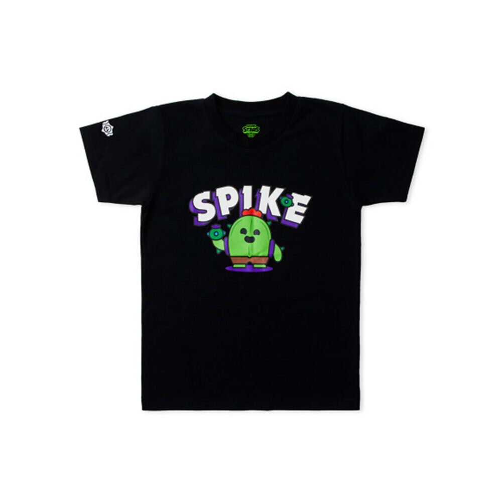 Line Friends X Brawl Stars Spike Glow In The Dark T Shirt Short Sleeve Tees Ebay - camiseta do brawls star