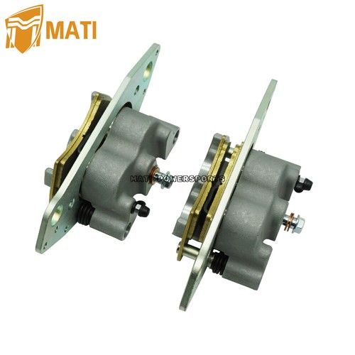 M MATI Front Brake Calipers Pads for Polaris RZR 4 800 RZR 900 1000 XP 2010-2015