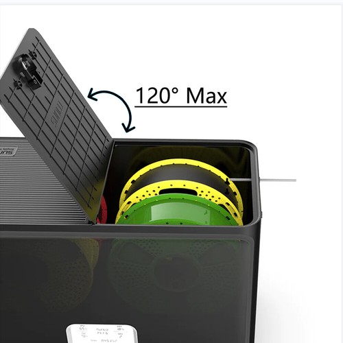 SUNLU S4 Filament Dryer Box,4 Spools Capacity,Black Weight 4.8KG,FilaDryer S4