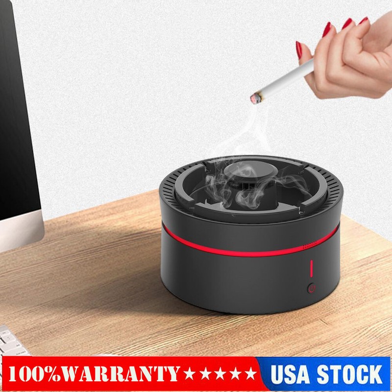 Rechargeable Smokeless Ashtray Smart Home Purifier Portable for Any Occasion