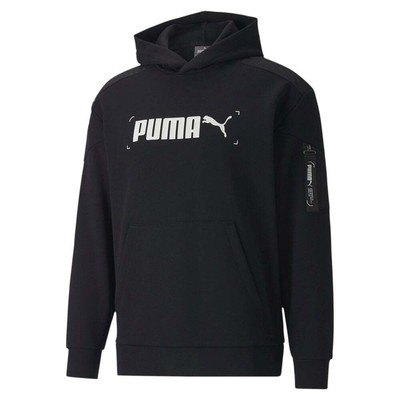 

Puma NuTility Pullover Hoodie Mens Black Повседневная верхняя одежда 58524801, Черный