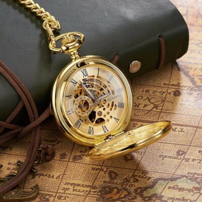 westclox pocket watch hunting scene