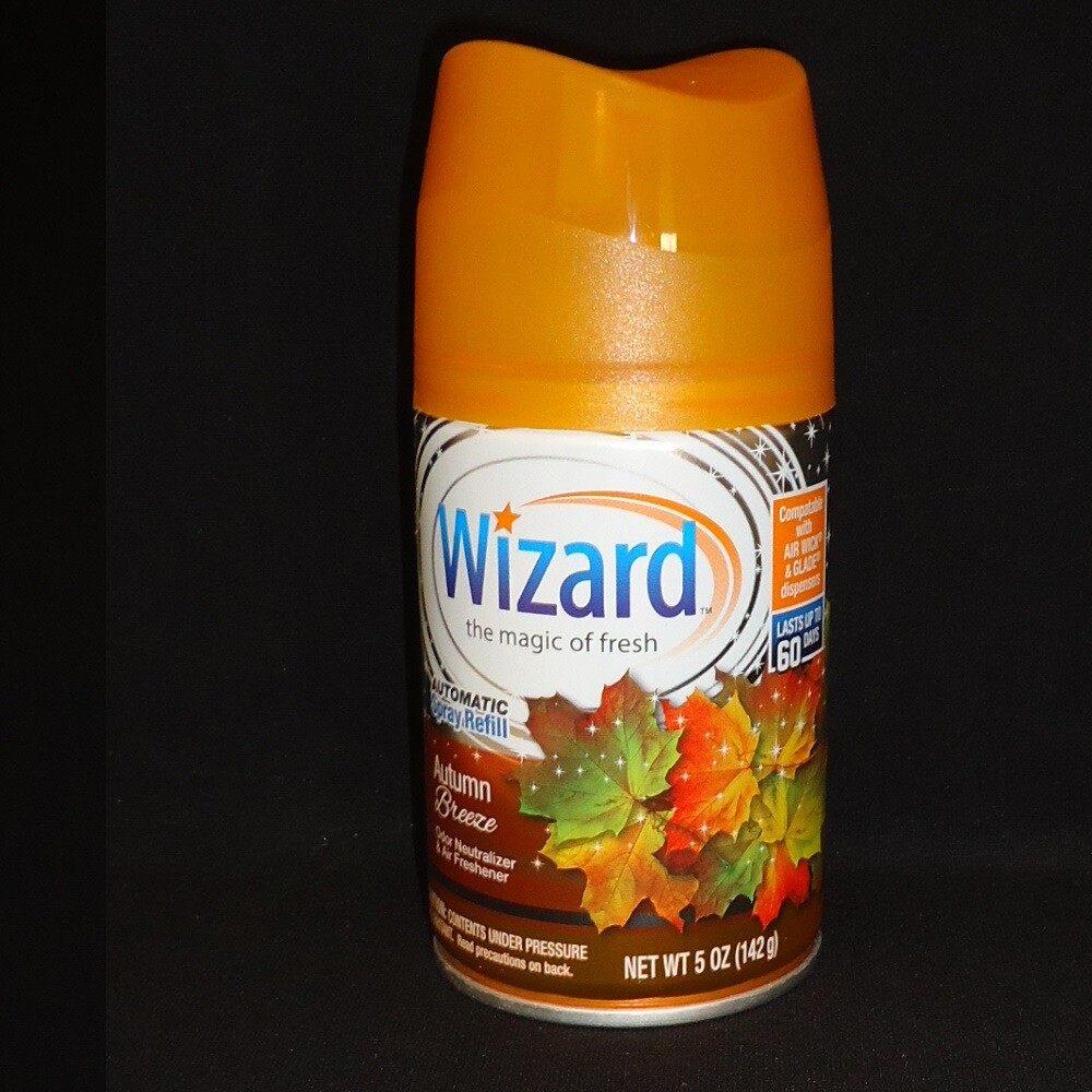 12 Wizard Automatic Spray Refills Autumn Breeze 5 oz (See Note)